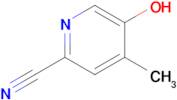 5-Hydroxy-4-methylpicolinonitrile