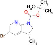 tert-Butyl 5-bromo-3-methyl-2,3-dihydro-1H-pyrrolo[2,3-b]pyridine-1-carboxylate