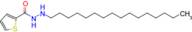 N'-Hexadecylthiophene-2-carbohydrazide