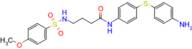 N-(4-((4-Aminophenyl)thio)phenyl)-4-(4-methoxyphenylsulfonamido)butanamide