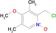 2-(Chloromethyl)-4-methoxy-3,5-dimethylpyridine 1-oxide