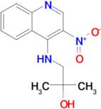 2-Methyl-1-((3-nitroquinolin-4-yl)amino)propan-2-ol