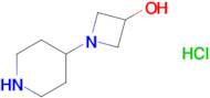 1-(Piperidin-4-yl)azetidin-3-ol hydrochloride