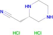 (S)-2-(Piperazin-2-yl)acetonitrile dihydrochloride