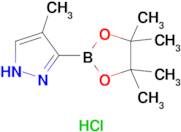 4-Methyl-3-(4,4,5,5-tetramethyl-1,3,2-dioxaborolan-2-yl)-1H-pyrazole hydrochloride