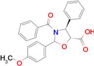 (4S,5R)-3-Benzoyl-2-(4-methoxyphenyl)-4-phenyloxazolidine-5-carboxylic acid