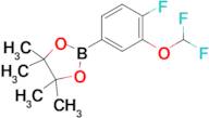 2-(3-(Difluoromethoxy)-4-fluorophenyl)-4,4,5,5-tetramethyl-1,3,2-dioxaborolane