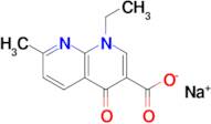 Sodium 1-ethyl-7-methyl-4-oxo-1,4-dihydro-1,8-naphthyridine-3-carboxylate