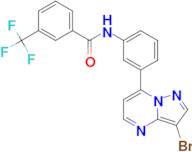 N-(3-(3-Bromopyrazolo[1,5-a]pyrimidin-7-yl)phenyl)-3-(trifluoromethyl)benzamide