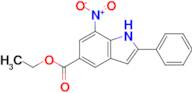 Ethyl 7-nitro-2-phenyl-1H-indole-5-carboxylate