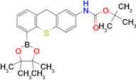 tert-Butyl 5-(4,4,5,5-tetramethyl-1,3,2-dioxaborolan-2-yl)-9H-thioxanthen-2-ylcarbamate