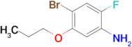 4-Bromo-2-fluoro-5-propoxyaniline