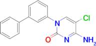 1-([1,1'-Biphenyl]-3-yl)-4-amino-5-chloropyrimidin-2(1H)-one