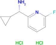 (S)-Cyclopropyl(6-fluoropyridin-2-yl)methanamine dihydrochloride