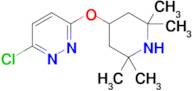 3-Chloro-6-((2,2,6,6-tetramethylpiperidin-4-yl)oxy)pyridazine