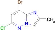 8-Bromo-6-chloro-2-methylimidazo[1,2-b]pyridazine