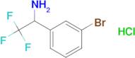 1-(3-Bromo-phenyl)-2,2,2-trifluoro-ethylamine hydrochloride