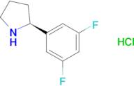 (S)-2-(3,5-Difluorophenyl)pyrrolidine hydrochloride