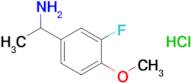 1-(3-Fluoro-4-methoxyphenyl)ethan-1-amine hydrochloride