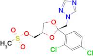 (cis-2-((1H-1,2,4-triazol-1-yl)methyl)-2-(2,4-dichlorophenyl)-1,3-dioxolan-4-yl)methyl methanesulfonate
