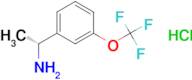 (R)-1-(3-(Trifluoromethoxy)phenyl)ethanamine hydrochloride