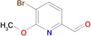 5-Bromo-6-methoxypicolinaldehyde