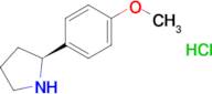 (S)-2-(4-Methoxyphenyl)pyrrolidine hydrochloride