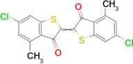 6,6'-Dichloro-4,4'-dimethyl-3H,3'H-[2,2'-bibenzo[b]thiophenylidene]-3,3'-dione