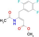 (Z)-Methyl 3-acetamido-4-(2,4,5-trifluorophenyl)but-2-enoate