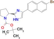 (S)-tert-Butyl 2-(5-(6-bromonaphthalen-2-yl)-1H-imidazol-2-yl)pyrrolidine-1-carboxylate