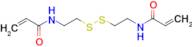 N,N'-(Disulfanediylbis(ethane-2,1-diyl))diacrylamide 98% stabilized with TBC