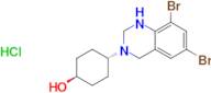 trans-4-(6,8-dibromo-1,2-dihydroquinazolin-3(4H)-yl)cyclohexanol hydrochloride