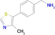 (4-(4-Methylthiazol-5-yl)phenyl)methanamine