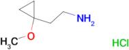 2-(1-methoxycyclopropyl)ethan-1-amine hydrochloride