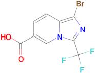 1-Bromo-3-(trifluoromethyl)imidazo[1,5-a]pyridine-6-carboxylic acid