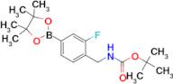 4-(N-Boc-aminomethyl)-3-fluorobenzeneboronic acid pinacol ester