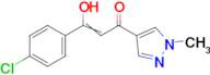 1-(4-Chlorophenyl)-3-(1-methyl-1H-pyrazol-4-yl)propane-1,3-dione