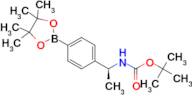 (S)-tert-Butyl (1-(4-(4,4,5,5-tetramethyl-1,3,2-dioxaborolan-2-yl)phenyl)ethyl)carbamate