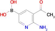 (5-Acetyl-6-aminopyridin-3-yl)boronic acid