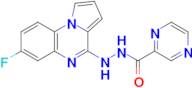 N'-(7-Fluoropyrrolo[1,2-a]quinoxalin-4-yl)pyrazine-2-carbohydrazide
