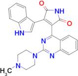 3-(1H-Indol-3-yl)-4-(2-(4-methylpiperazin-1-yl)quinazolin-4-yl)-1H-pyrrole-2,5-dione