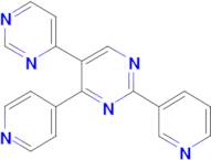 2-(Pyridin-3-yl)-4-(pyridin-4-yl)-5-(pyrimidin-4-yl)pyrimidine