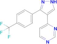 4-[3-[4-(Trifluoromethyl)phenyl]-(1H)-pyrazol-4-yl]pyrimidine
