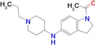 1-Acetyl-2,3-dihydro-N-(1-propylpiperidin-4-yl)-(1H)-indol-5-amine