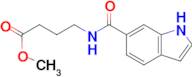 4-[[(Indol-6-yl)carbonyl]amino]butanoic acid, methyl ester