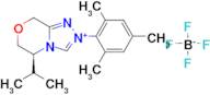 (S)-5-Isopropyl-2-mesityl-6,8-dihydro-5H-[1,2,4]triazolo[3,4-c][1,4]oxazin-2-ium tetrafluoroborate