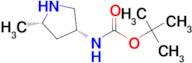 Tert-Butyl ((3R,5S)-5-methylpyrrolidin-3-yl)carbamate