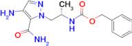 (S)-Benzyl (1-(4-amino-5-carbamoyl-1H-pyrazol-1-yl)propan-2-yl)carbamate