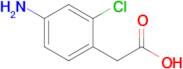 2-(4-Amino-2-chlorophenyl)acetic acid