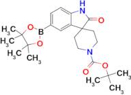 tert-Butyl 2-oxo-5-(4,4,5,5-tetramethyl-1,3,2-dioxaborolan-2-yl)spiro[indoline-3,4'-piperidine]-1'…